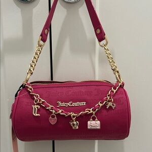 Juicy Couture (NWT) Princess Charming Barrel Shoulder Bag in Raspberry Tart